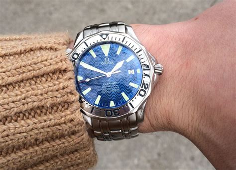 omega electric diver blue